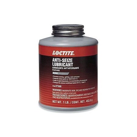 Loctite Silver-Grade Anti-Seize Lubricant Tube - 1lb Brushtop 501001